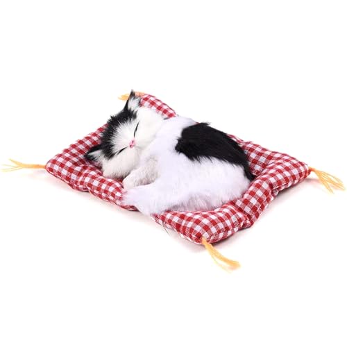 Kalastussaari Entzückende schlafende Katze mit weicher Matte, Simulation Schöne Klänge Puppen von Kalastussaari