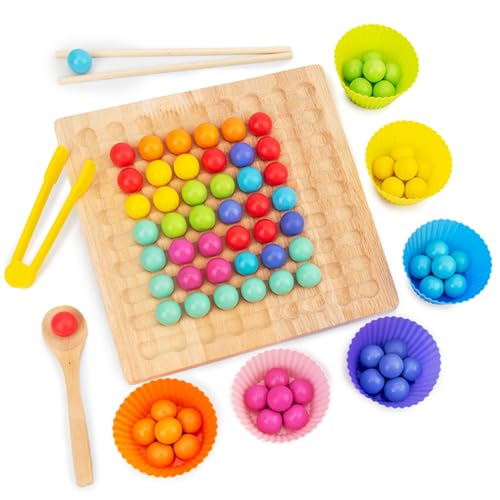 Kalastussaari Holzlernen Montessori Toys, Peg Board Perlen Spiel Matching Counting Educational Farbsortierspielzeug für Kleinkinder Geburtstagsgeschenk Kalastussaari Holzlernen Montessori Toys, Peg Board Perlen Spiel Matching Counting Educational Farbsortierspielzeug für Kleinkinder Geburtstagsgeschenk von Kalastussaari
