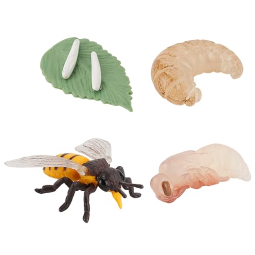 Kalastussaari Insektenspielzeug Lebenszyklus von Biene, Honigbienen- und Frosch -Aktionsmodell, frühe Wissenschaftsprojekt Bildungsspielzeug für Jungens, Mädchen Kalastussaari Insektenspielzeug Lebenszyklus von Biene, Honigbienen- und Frosch -Aktionsmodell, frühe Wissenschaftsprojekt Bildungsspielzeug für Jungens, Mädchen von Kalastussaari