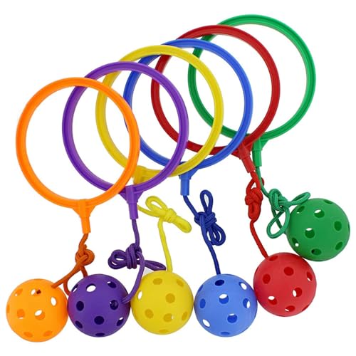 Kalastussaari Kinder überspringen Ball -Knöchelspielzeug, 6pcs Sprung -Knöchelseile, Koordination Fitness Sport Swing Bälle, lustige Jumper und Übungsausrüstung für Jungens Mädchen Kalastussaari Kinder überspringen Ball -Knöchelspielzeug, 6pcs Sprung -Knöchelseile, Koordination Fitness Sport Swing Bälle, lustige Jumper und Übungsausrüstung für Jungens Mädchen von Kalastussaari