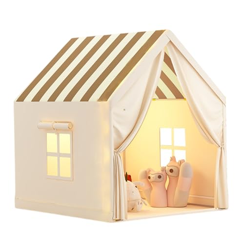 Kalastussaari Kinderspielhaus, 2 in 1 Kleinkindzelt, atmungsaktives Spielzelt mit Türvorhang und Fenster für Kleinkind/41 x 47 x 50 Zoll von Kalastussaari
