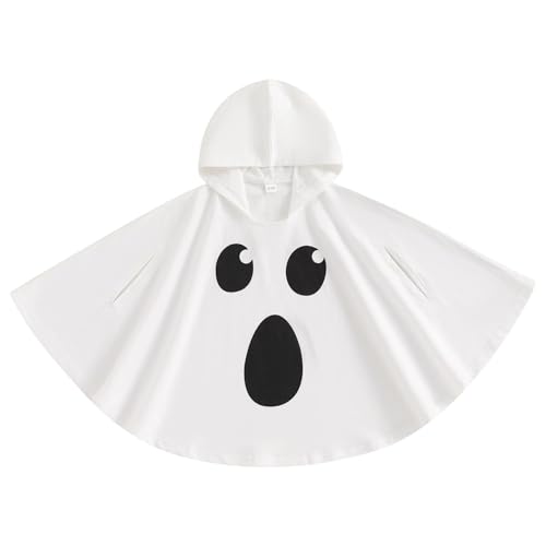 Kalastussaari Kleinkind Ghost Kostüm Kapuze, Halloween Umhang für Kinder Baby Jungen Mädchen, Cosplay -Outfits für 80 cm/31, 5 Zoll Höhe von Kalastussaari