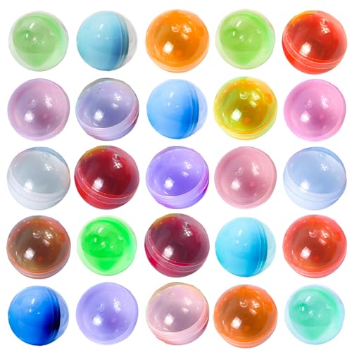 Kalastussaari Leere Verkaufskapseln, 50 PCS Füllbare Plastikkiefer, 1, 3 Preis Nachfüllungen für Kinderparty -Gefälligkeiten von Kalastussaari