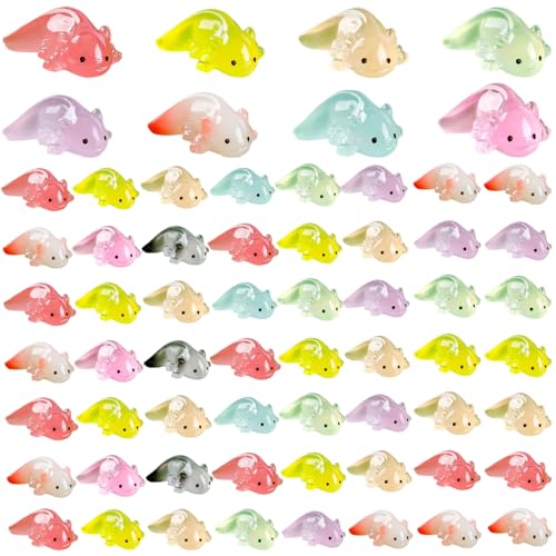 Kalastussaari Luminöser Mini -Harz Axolotl, 64pcs leuchten in den dunklen winzigen Axolotl -Figuren, Kleiner Kleiner Harz -Axolot, Plastiktier Figuren für Garten Mikrolandschaft Aquarium Kalastussaari Luminöser Mini -Harz Axolotl, 64pcs leuchten in den dunklen winzigen Axolotl -Figuren, Kleiner Kleiner Harz -Axolot, Plastiktier Figuren für Garten Mikrolandschaft Aquarium von Kalastussaari