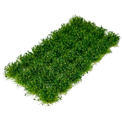 Kalastussaari Modell gemischte Buschbäume, 28pcs Miniaturvegetationsgruppen Sträucher Railway Künstliche Gras, Puppenhaus Miniatur DIY Model Railway Landschaft von Kalastussaari