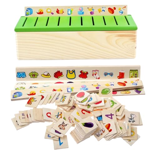 Kalastussaari Montessori Sortieren Spielzeug für Kleinkinder, Lernaktivitätsbox, Feinmotorik-Bildungsspiele für Kinder 1-3 Jahre von Kalastussaari