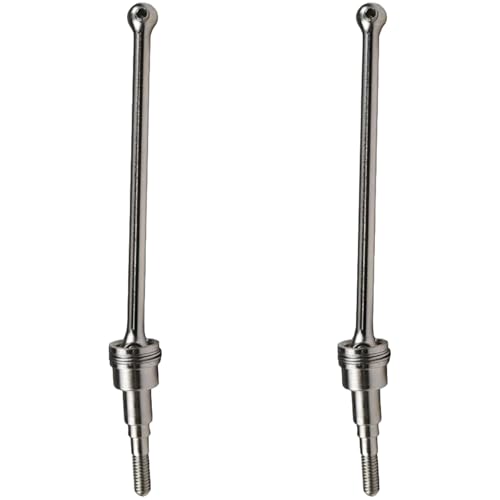 Kalastussaari RC Car Front CVD -Wellen -Set -Teile, 2pcs Robustes Metall 1/10 RC Crawler Car Ersatzteile Frontantriebswelle Universalzubehör von Kalastussaari