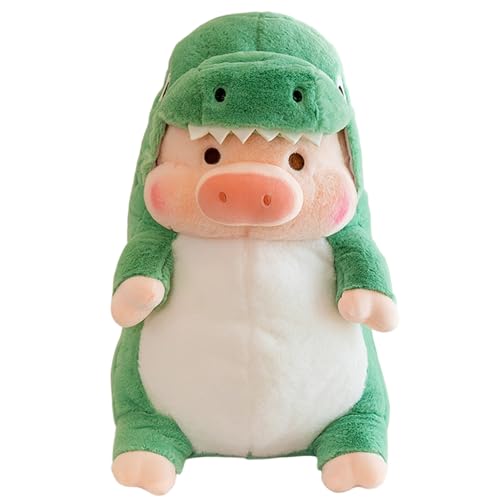 Kalastussaari Schweinplüsch gefülltes Spielzeug, süßes Schweinplüsch wie Dinosaurierkleidung, 13 Zoll weiches Umarmungskissen für Jungens Mädchen Geschenke von Kalastussaari
