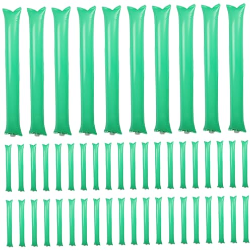 Kalastussaari Thunder Sticks, 50 Prozent aufblasbare Geräuschhersteller, 23, 6 Dicke PVC -Jubelwerkzeuge für Sportveranstaltungen, Partys (grün) von Kalastussaari