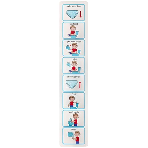 Kalastussaari Töpfchentraining visueller Zeitplan, Autismus Töpfchenplan Töpfchentier Schritt für Schritt visuelle Zeitpläne für Kinder von Kalastussaari