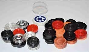 Kalindri Sports Carrom Münzen Set, Kristall und Holzmünzen mit Aufklebern Kalindri Sports Carrom Münzen Set, Kristall und Holzmünzen mit Aufklebern von Kalindri Sports