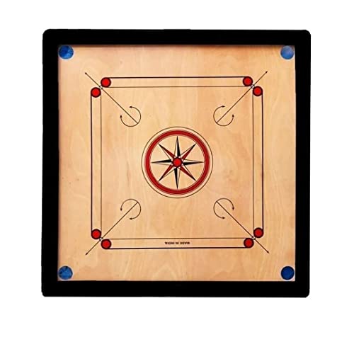 Kalindri Sports Wooden Carrom Board Without Coins Striker (Full with 3" Frame 36") von Kalindri Sports