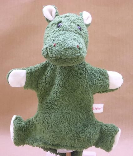 Kallisto Handpuppe Nilpferd, grün, Organic Cotton, ca. 26 cm Kallisto Handpuppe Nilpferd, grün, Organic Cotton, ca. 26 cm von Kallisto