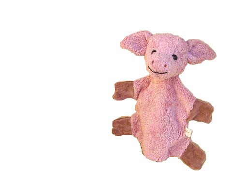 Kallisto Handpuppe Schweinchen,rosa, Organic Cotton, Füllung Schafwolle, ca. 28 cm von Kallisto