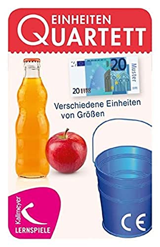 Einheiten-Quartett. Verschiedene Einheiten Von Größen von Kallmeyer LERNSPIELE