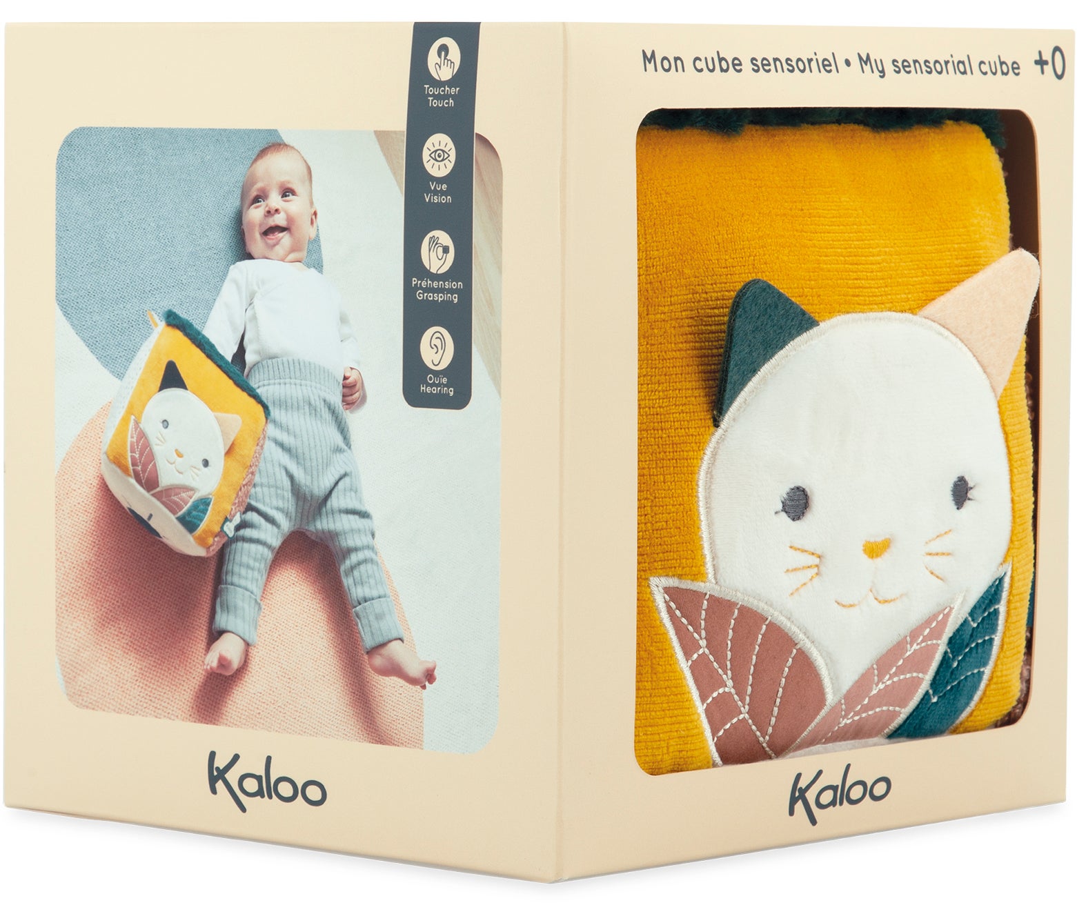 Kaloo Stimuli Mein Sensorikwürfel, Babyspielzeug von Kaloo