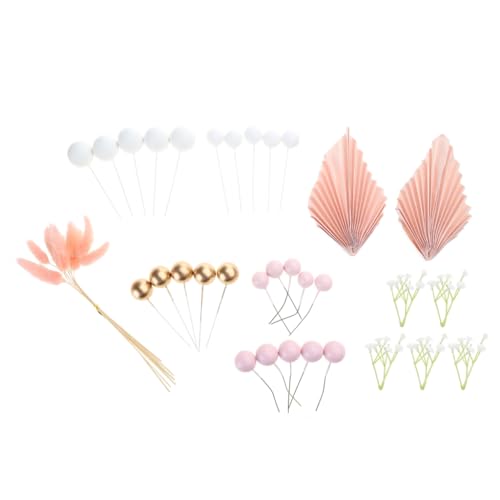 1 Set Blumen-Schaumstoff-Kugel-Kuchenaufsätze, Mehrzweck-Kuchenaufsätze von Kalttoy