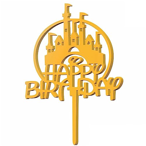 10 Stück Acryl-Kuchenaufsätze "Happy Birthday", Urlaubsparty, Haushaltszubehör für Restaurant, Esstisch, Dessert-Dekoration von Kalttoy
