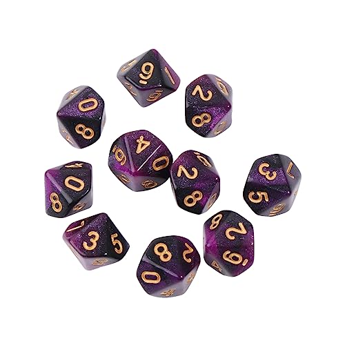 10-seitige polyedrische Würfel für Kneipen, Clubs, Spielzubehör, RPG-Tischspiel 10-seitige polyedrische Würfel für Kneipen, Clubs, Spielzubehör, RPG-Tischspiel von Kalttoy