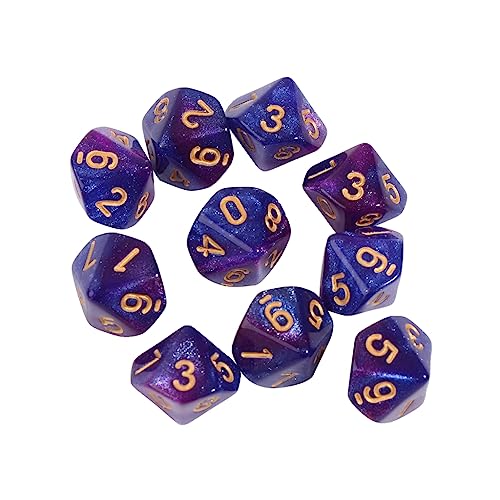 10-seitige polyedrische Würfel für Kneipen, Clubs, Spielzubehör, RPG-Tischspiel 10-seitige polyedrische Würfel für Kneipen, Clubs, Spielzubehör, RPG-Tischspiel von Kalttoy