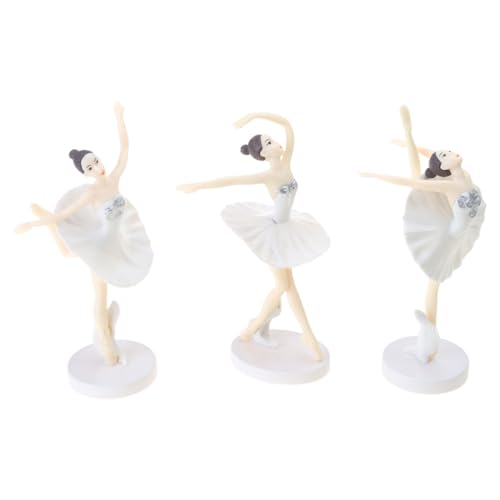 3 Stück Ballerinas Kuchendekorationen Topper für Mädchen Geburtstagsparty von Kalttoy