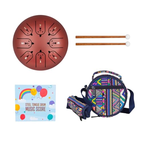 8-Tone Steel Tongue Drum Unique 12 Zodiac Ethereal Drum for Beginner Kids 8-Tone Steel Tongue Drum Unique 12 Zodiac Ethereal Drum for Beginner Kids von Kalttoy