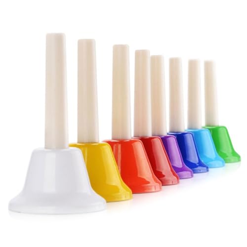 Buntes Handglocken-Set, 8 Noten, Musikglocken, Geschenk für Kleinkinder, Kinder Buntes Handglocken-Set, 8 Noten, Musikglocken, Geschenk für Kleinkinder, Kinder von Kalttoy