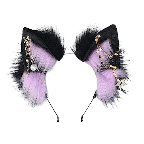 Haarreif mit Quasten, pelziger Wolf, für Party, Anime, Cosplay, Halloween, Cartoon, Rollenspiel, Requisiten, Abschlussball Haarreif mit Quasten, pelziger Wolf, für Party, Anime, Cosplay, Halloween, Cartoon, Rollenspiel, Requisiten, Abschlussball von Kalttoy