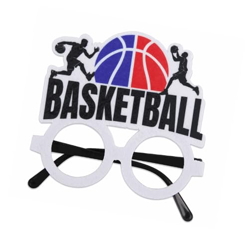 Kalttoy Basketball-Brillenrahmen, lustige dekorative Brille, Foto-Requisiten, Basketballspiel, Brille für Sport-Motto-Party, Basketball, Motto-Party-Zubehör Kalttoy Basketball-Brillenrahmen, lustige dekorative Brille, Foto-Requisiten, Basketballspiel, Brille für Sport-Motto-Party, Basketball, Motto-Party-Zubehör von Kalttoy