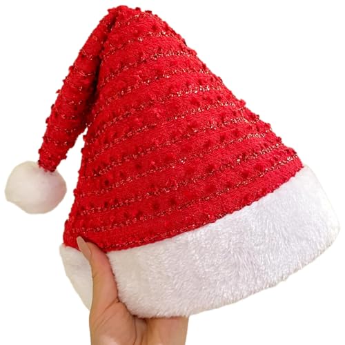 Kalttoy Festliche Weihnachtsmannmütze, bequeme Feier-Hüte mit weichem Plüsch für Feiertage, Veranstaltungen und Familientreffen Kalttoy Festliche Weihnachtsmannmütze, bequeme Feier-Hüte mit weichem Plüsch für Feiertage, Veranstaltungen und Familientreffen von Kalttoy