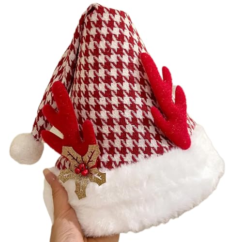 Kalttoy Festliche Weihnachtsmannmütze, bequeme Feier-Hüte mit weichem Plüsch für Feiertage, Veranstaltungen und Familientreffen Kalttoy Festliche Weihnachtsmannmütze, bequeme Feier-Hüte mit weichem Plüsch für Feiertage, Veranstaltungen und Familientreffen von Kalttoy