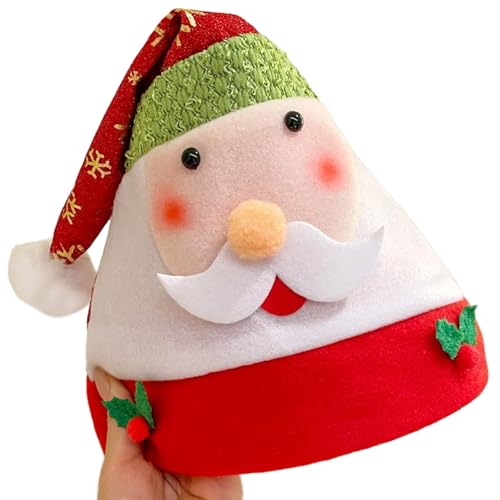 Kalttoy Festliche Weihnachtsmannmütze, bequeme Feier-Hüte mit weichem Plüsch für Feiertage, Veranstaltungen und Familientreffen Kalttoy Festliche Weihnachtsmannmütze, bequeme Feier-Hüte mit weichem Plüsch für Feiertage, Veranstaltungen und Familientreffen von Kalttoy