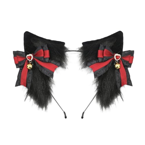 Kalttoy Fuchs-Ohren-Haarreif, Schwanz, flauschige Wolfsohren, Stirnband, Schwanz, Halloween, Cosplay, Party, Wolfskostüm, Zubehör für Kinder, Erwachsene, Wolfskatzen, Füchse, Schwanz Kalttoy Fuchs-Ohren-Haarreif, Schwanz, flauschige Wolfsohren, Stirnband, Schwanz, Halloween, Cosplay, Party, Wolfskostüm, Zubehör für Kinder, Erwachsene, Wolfskatzen, Füchse, Schwanz von Kalttoy