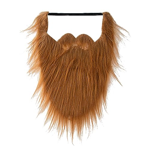 Kalttoy Halloween Fake Beard Lustig Gefälschte Schnurrbärte Kostüm Gesichtshaarzubehör mit verstellbarem elastischem Seil Kalttoy Halloween Fake Beard Lustig Gefälschte Schnurrbärte Kostüm Gesichtshaarzubehör mit verstellbarem elastischem Seil von Kalttoy