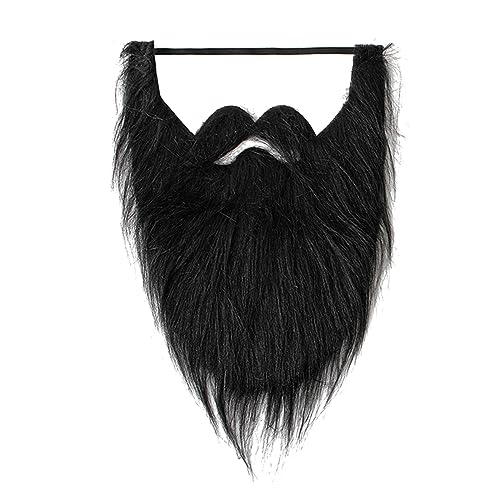 Kalttoy Halloween Fake Beard Lustig Gefälschte Schnurrbärte Kostüm Gesichtshaarzubehör mit verstellbarem elastischem Seil von Kalttoy