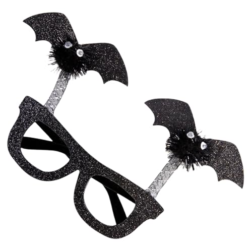 Kalttoy Halloween-Kostüm-Zubehör, glitzernde Fledermausflügel-Brille, Urlaubs-Brillen, Cosplay-Brillenrahmen für Festivals Kalttoy Halloween-Kostüm-Zubehör, glitzernde Fledermausflügel-Brille, Urlaubs-Brillen, Cosplay-Brillenrahmen für Festivals von Kalttoy