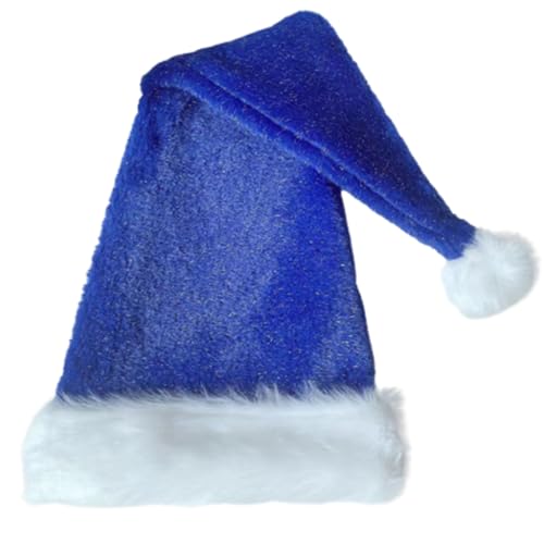 Kalttoy Lange Kappe Weihnachten Nikolausmütze mit weißer Krempe für Weihnachtsfeier Neujahr von Kalttoy