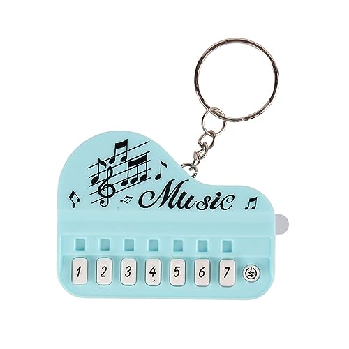 Kleiner elektronischer Keyboard-Schlüsselanhänger, einfach zu tragen, Musikspielzeug mit beleuchteter Taste für Musik, Liebe und Geschenk von Kalttoy