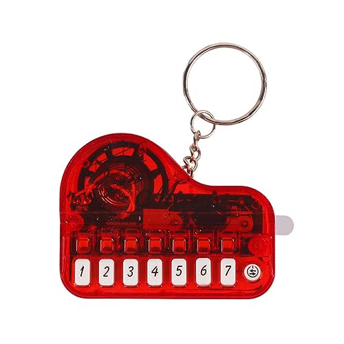 Kleiner elektronischer Keyboard-Schlüsselanhänger, einfach zu tragen, Musikspielzeug mit beleuchteter Taste für Musik, Liebe und Geschenk Kleiner elektronischer Keyboard-Schlüsselanhänger, einfach zu tragen, Musikspielzeug mit beleuchteter Taste für Musik, Liebe und Geschenk von Kalttoy