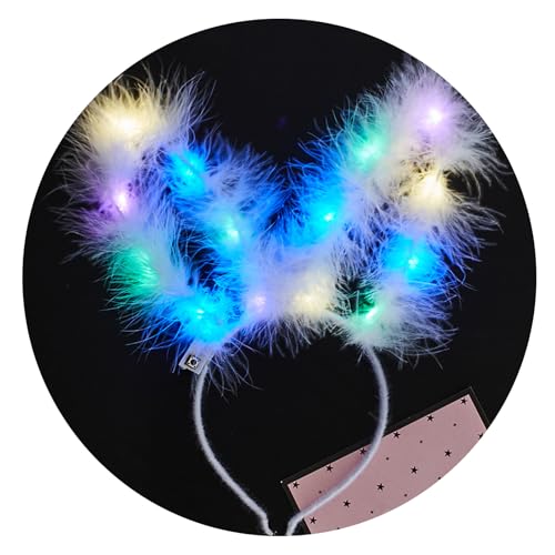 Leuchtende Hasenohren, Stirnbänder, dekorativer Festival-Haarreif, einzigartiger Kopfschmuck für Nachtpartys und Festivals Leuchtende Hasenohren, Stirnbänder, dekorativer Festival-Haarreif, einzigartiger Kopfschmuck für Nachtpartys und Festivals von Kalttoy