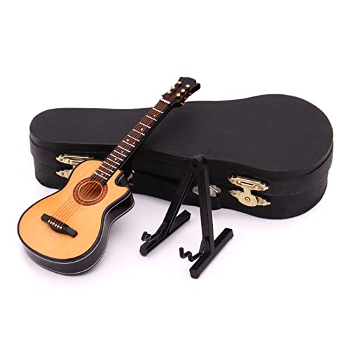 Mini E-Gitarre für mit Ständer & für Koffer Miniatur Puppenhaus Modell Geburtstag Mini E-Gitarre für mit Ständer & für Koffer Miniatur Puppenhaus Modell Geburtstag von Kalttoy