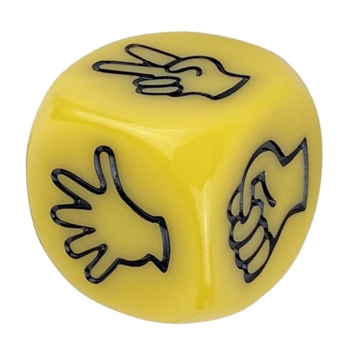 Scherenspiel-Würfel, Finger-Ratespiel, Würfel, Trinkspiel, 10 Stück Scherenspiel-Würfel, Finger-Ratespiel, Würfel, Trinkspiel, 10 Stück von Kalttoy