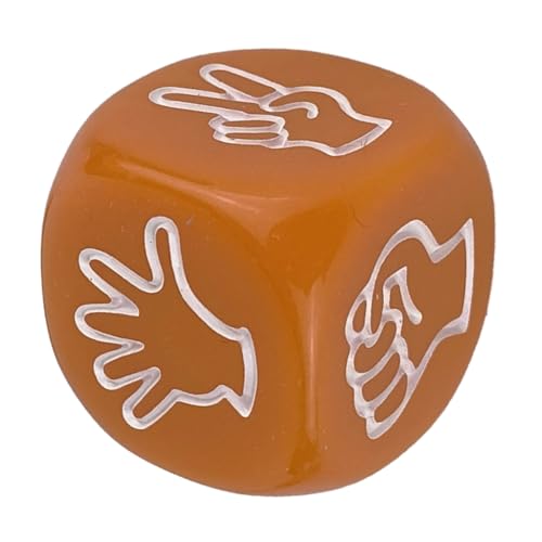Scherenspiel-Würfel, Finger-Ratespiel, Würfel, Trinkspiel, 10 Stück Scherenspiel-Würfel, Finger-Ratespiel, Würfel, Trinkspiel, 10 Stück von Kalttoy