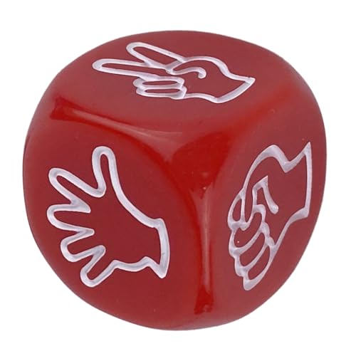 Scherenspiel-Würfel, Finger-Ratespiel, Würfel, Trinkspiel, 10 Stück Scherenspiel-Würfel, Finger-Ratespiel, Würfel, Trinkspiel, 10 Stück von Kalttoy