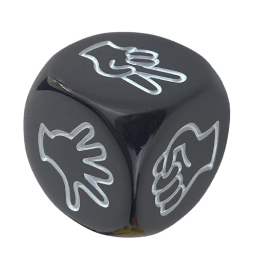 Scherenspiel-Würfel, Finger-Ratespiel, Würfel, Trinkspiel, 10 Stück Scherenspiel-Würfel, Finger-Ratespiel, Würfel, Trinkspiel, 10 Stück von Kalttoy