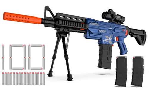 Elektrisch Spielzeug Pistole für Nerf Gun Sniper, 2 Magazin 100 Darts, Foam Blaster mit Zielfernrohr für Scharfschützengewehr, Elektrisch Spielzeug-Geschenk für Kinder ab 6-12Jahren Elektrisch Spielzeug Pistole für Nerf Gun Sniper, 2 Magazin 100 Darts, Foam Blaster mit Zielfernrohr für Scharfschützengewehr, Elektrisch Spielzeug-Geschenk für Kinder ab 6-12Jahren von Kamaso