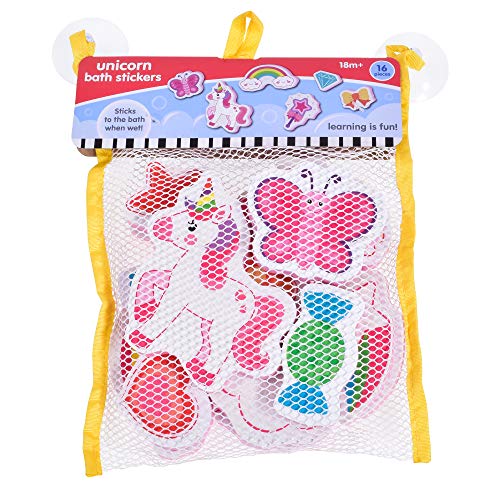 KandyToys 16-teiliges Badespielzeug mit Einhornmotiv in Hängetasche | Badespielzeug für Kinder | Einhorn-Spielzeug KandyToys 16-teiliges Badespielzeug mit Einhornmotiv in Hängetasche | Badespielzeug für Kinder | Einhorn-Spielzeug von KandyToys