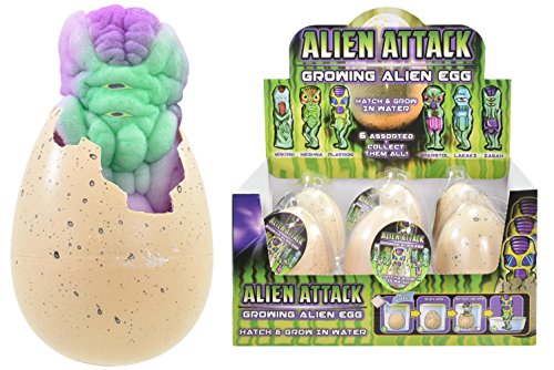 KandyToys Alien Attack Growing Alien Egg | 6 Zum Sammeln | Kinderspielzeug von KandyToys