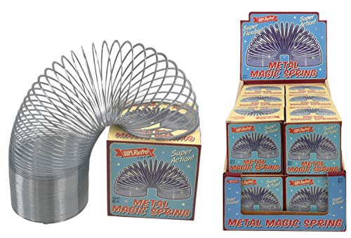 KandyToys SupeRetro Metal Magic Spring | Kinder Slinky Spielzeug | Metal Slinky | Retro Toys von KandyToys