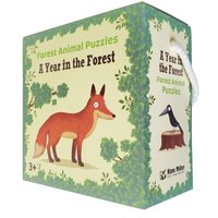 A Year in the Forest Puzzles, Forest Animals von Kane/Miller Book Publishers